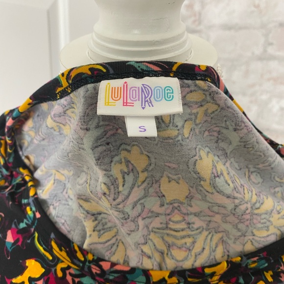 LuLaRoe dark printed maxi dress size S - Picture 4 of 4